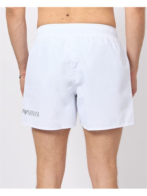Costume da bagno uomo EA7 con logo a contrasto EMPORIO ARMANI EA7 | 7M000519-AF13049M0076